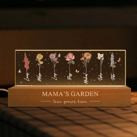 50%OFF✨Birth Month Flower Personalized LED Night Light