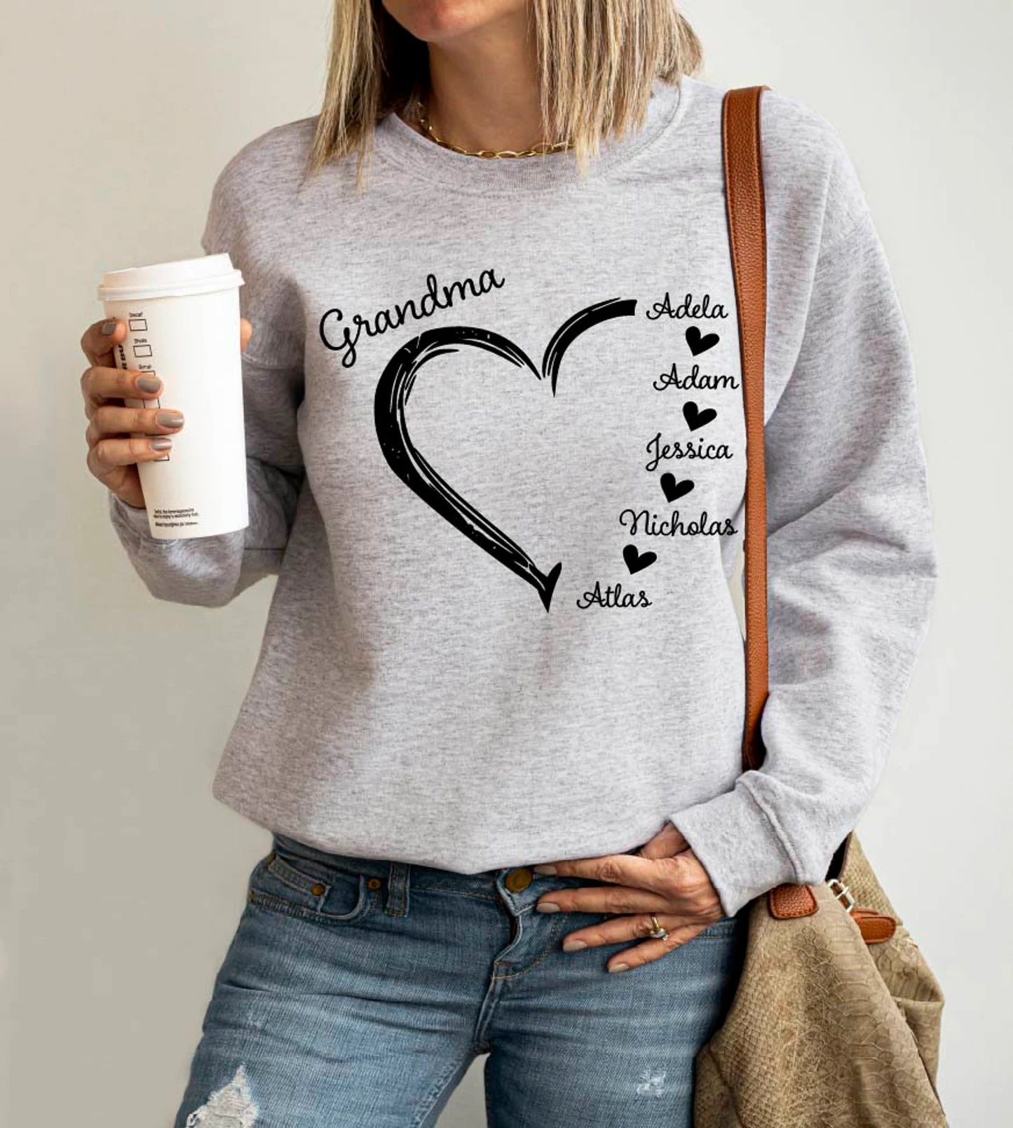 Custom Grandma&Mom Sweatshirt✨Buy 2 Free Shipping✨