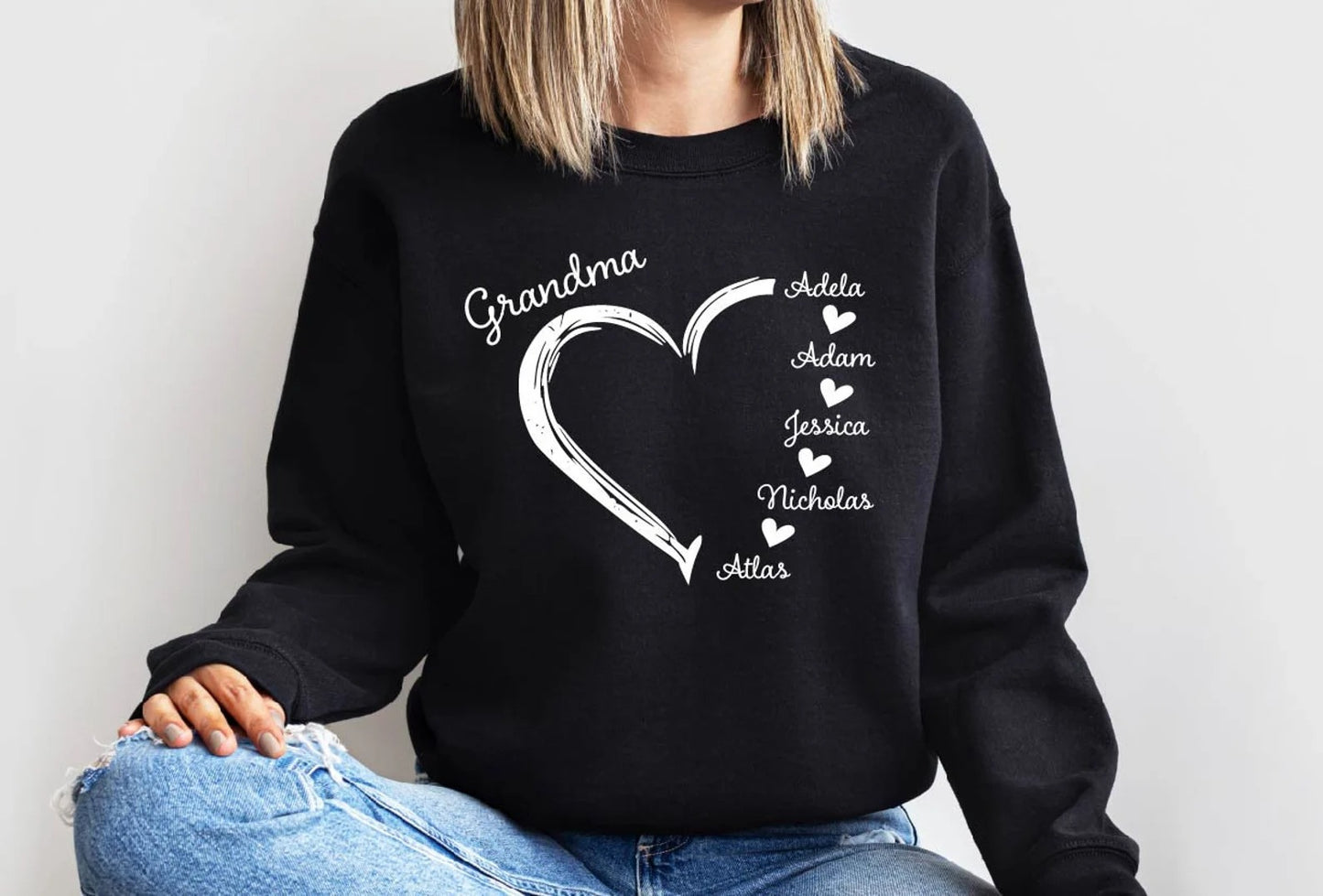 Custom Grandma&Mom Sweatshirt✨Buy 2 Free Shipping✨