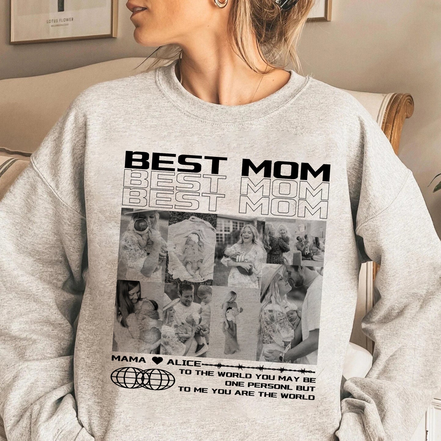 ❤️50% Off-Unique Custom Photo Tee🎁Gift For Mom