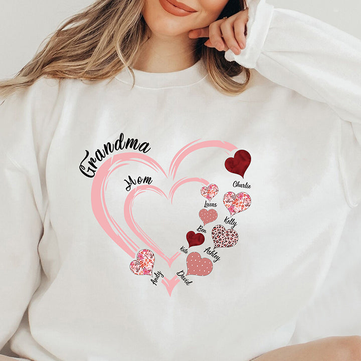 🔥50% off-Custom “From mom to grandma" Sweatshirt❤️Gift for Mom & Grandma