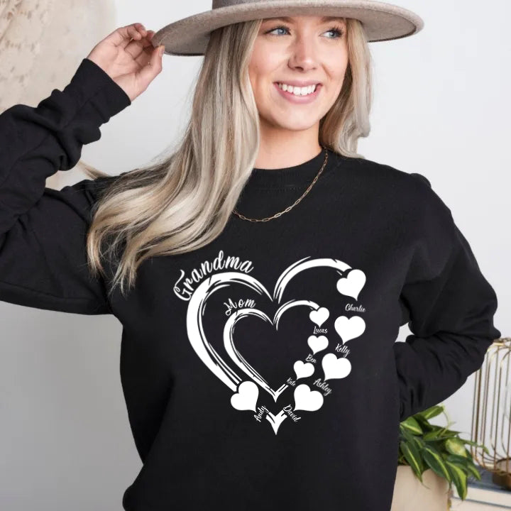 🔥50% off-Custom “From mom to grandma" Sweatshirt❤️Gift for Mom & Grandma