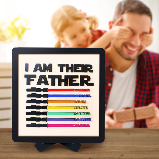 50% off✨-Custom I Am Their Father Sign-🎁Gift For Dad