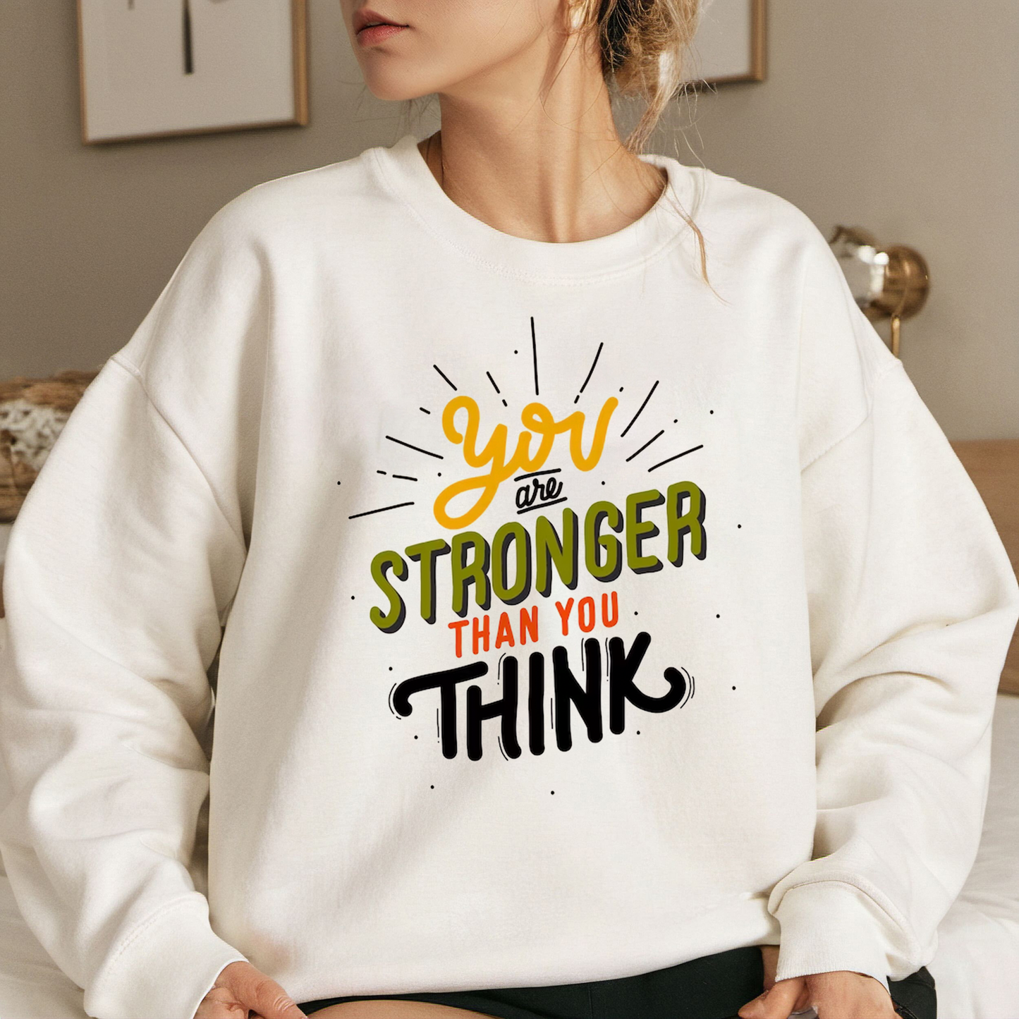 50% off - "YOU ARE STRONGER THAN YOU THINK" Chicken Soup for the Soul Shirt