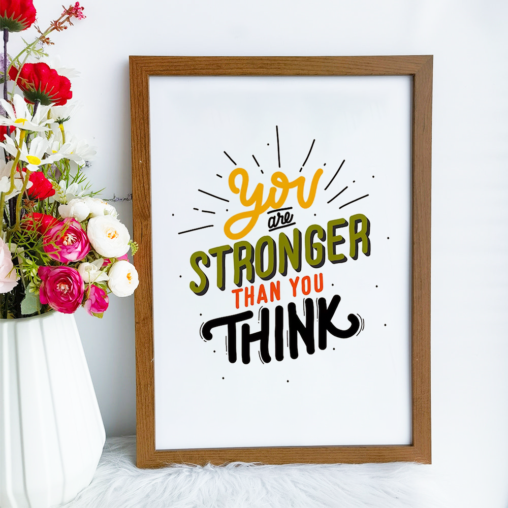 50% off - "YOU ARE STRONGER THAN YOU THINK" Chicken Soup for the Soul Frame