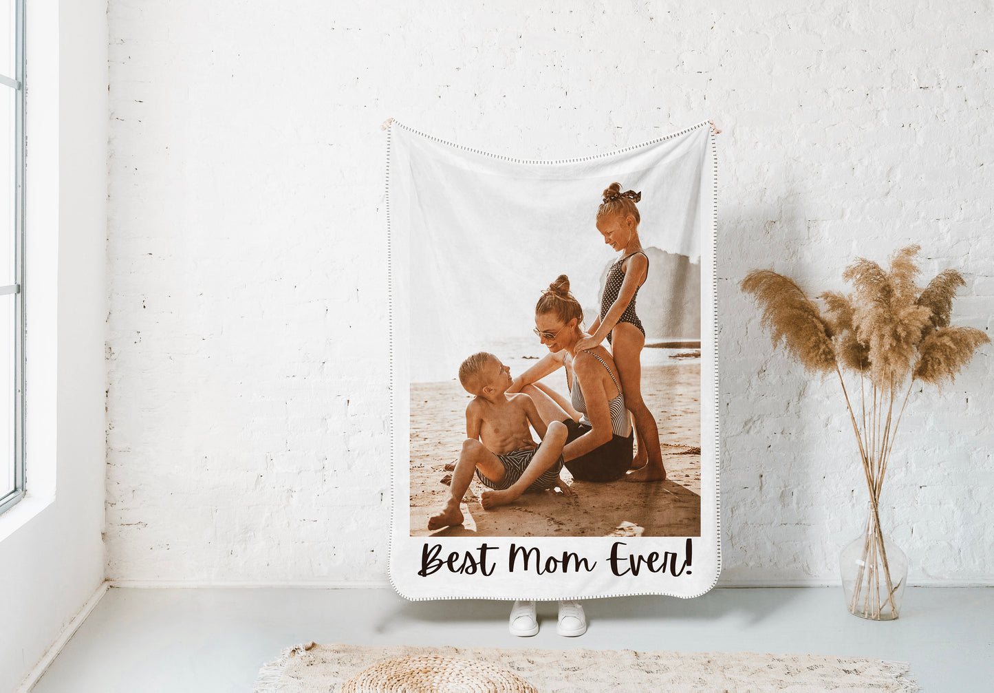 Gift for Mom - Personalized Photo Blanket