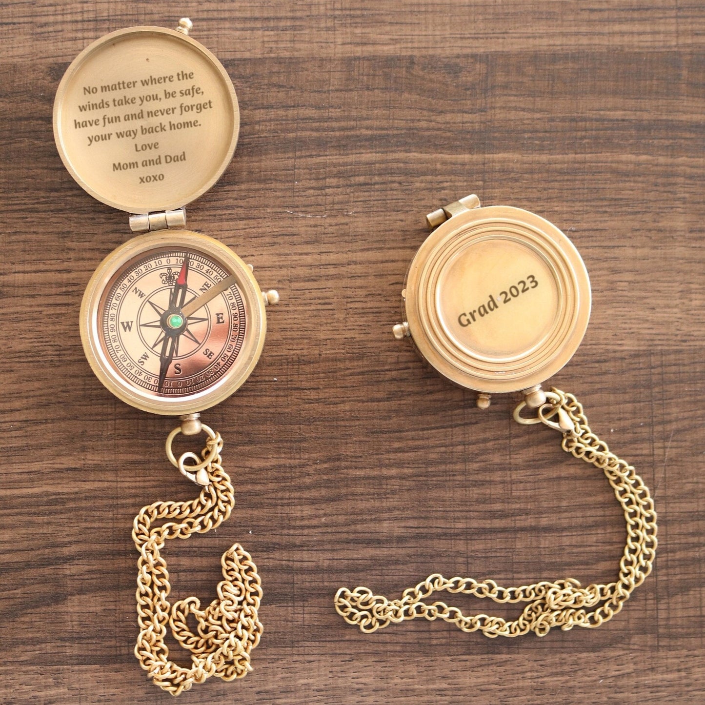 🧭50% off-Personalized Custom Compass,Gift For Men, Dad