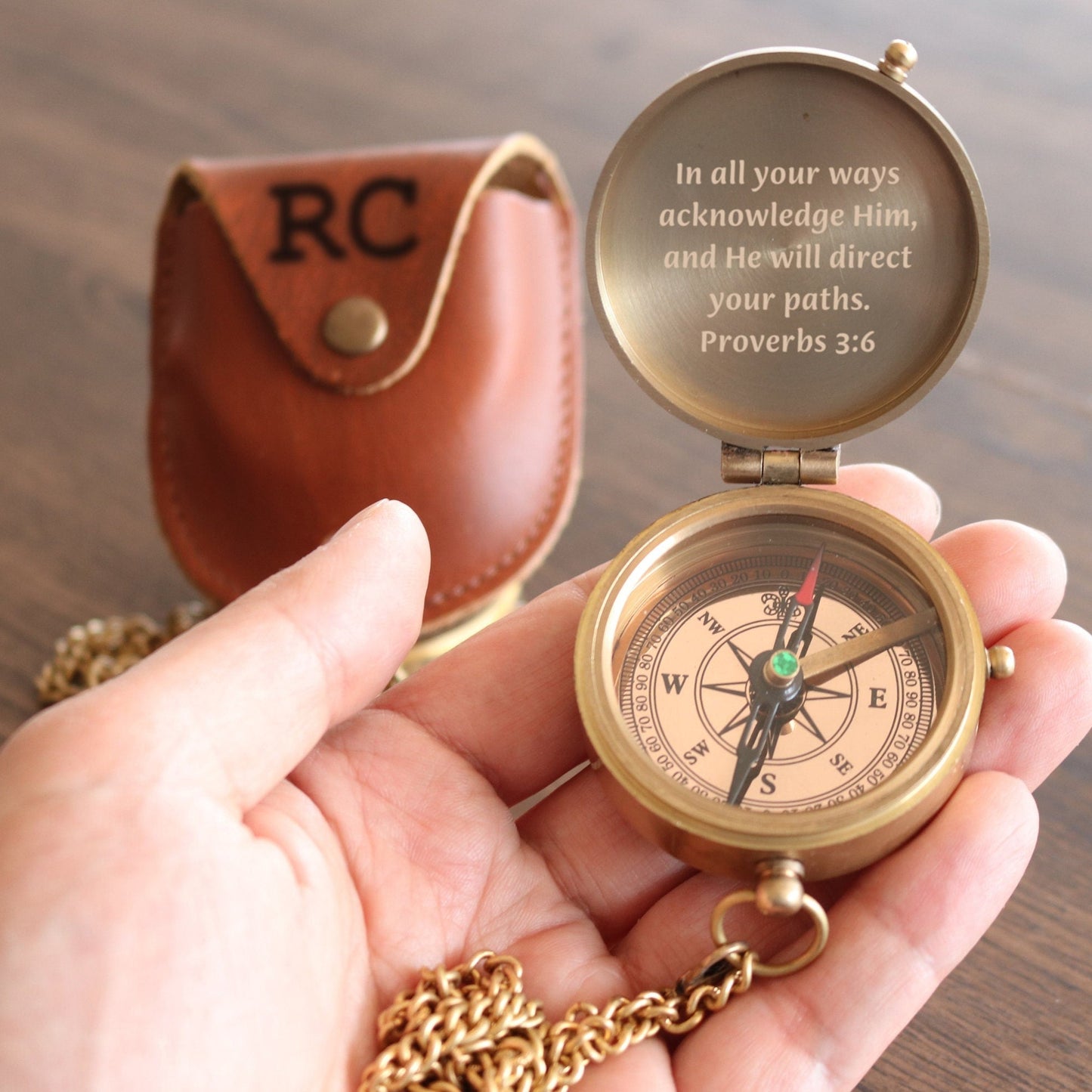 🧭50% off-Personalized Custom Compass,Gift For Men, Dad