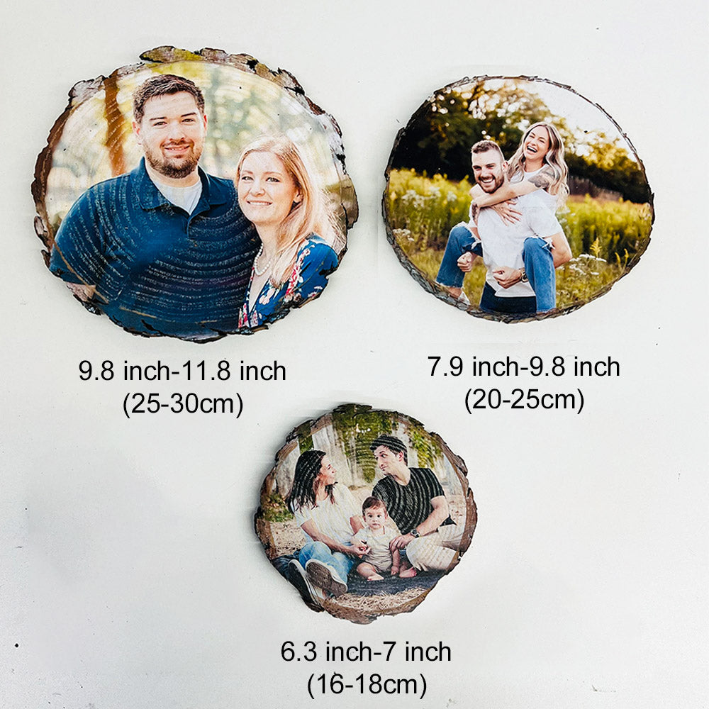 Custom Photo on Wood Anniversary Gift