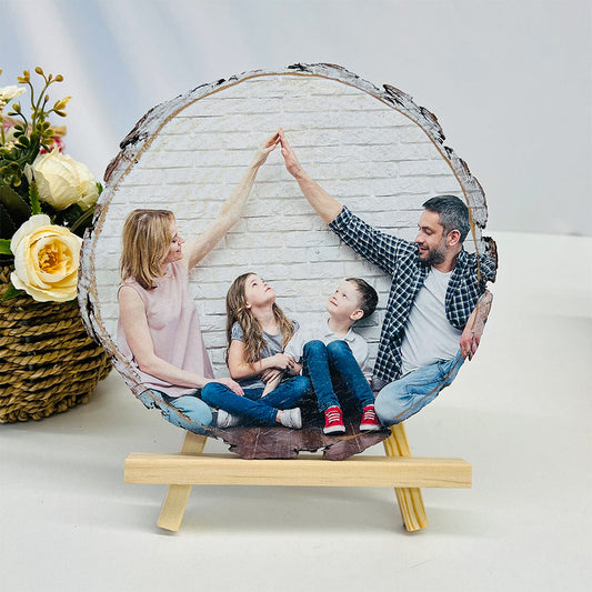 Custom Photo on Wood Anniversary Gift