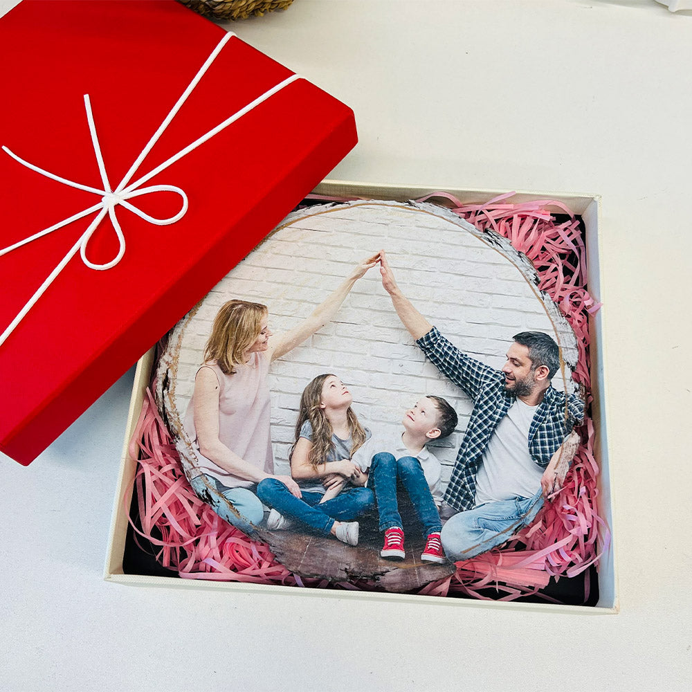 Custom Photo on Wood Anniversary Gift