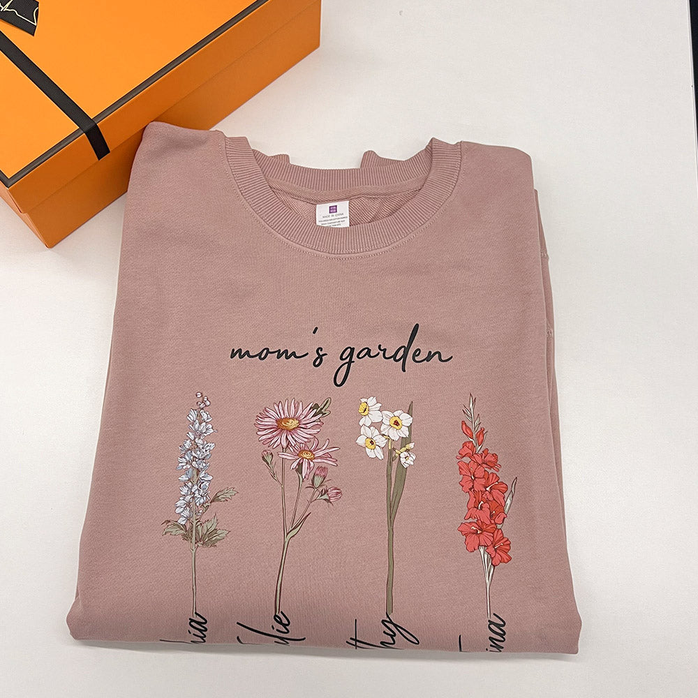 Mom's Garden is Her Children Customized Hoodie