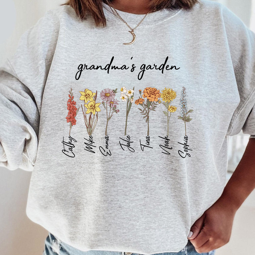 Mom's Garden is Her Children Customized Hoodie