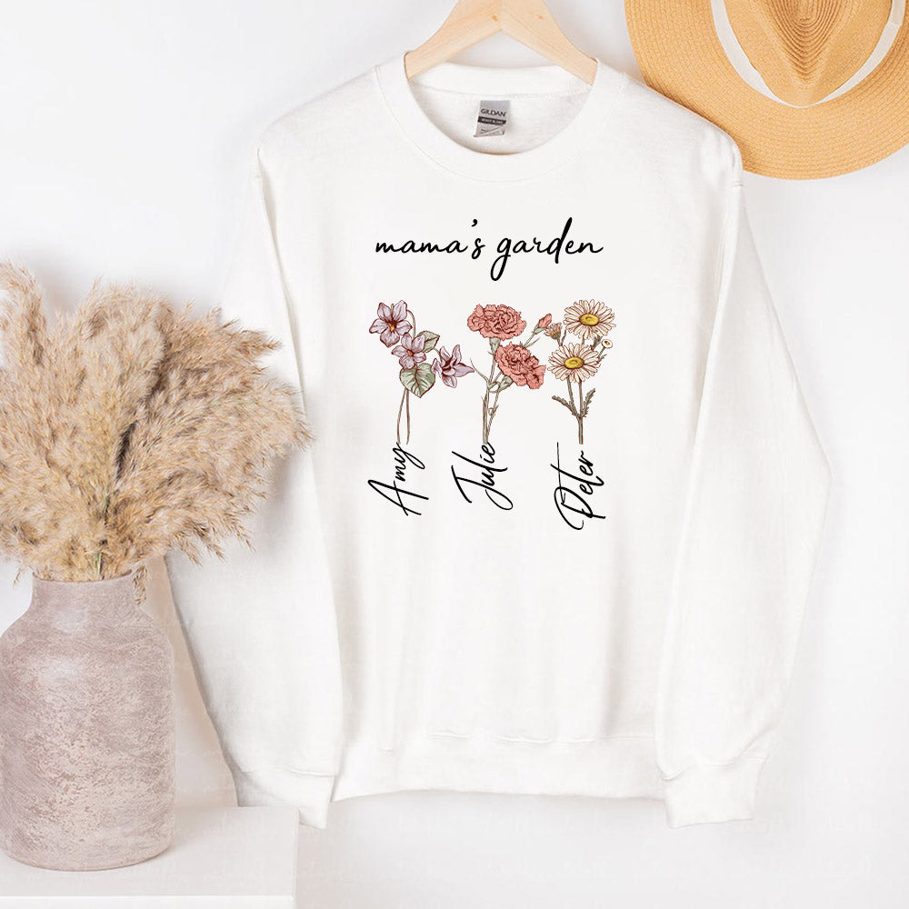 Mom's Garden is Her Children Customized Hoodie