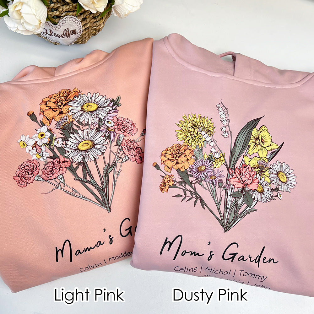 50%OFF⭐️Birth Flower Bouquet Customized Hoodie/Crewneck/T-Shirt