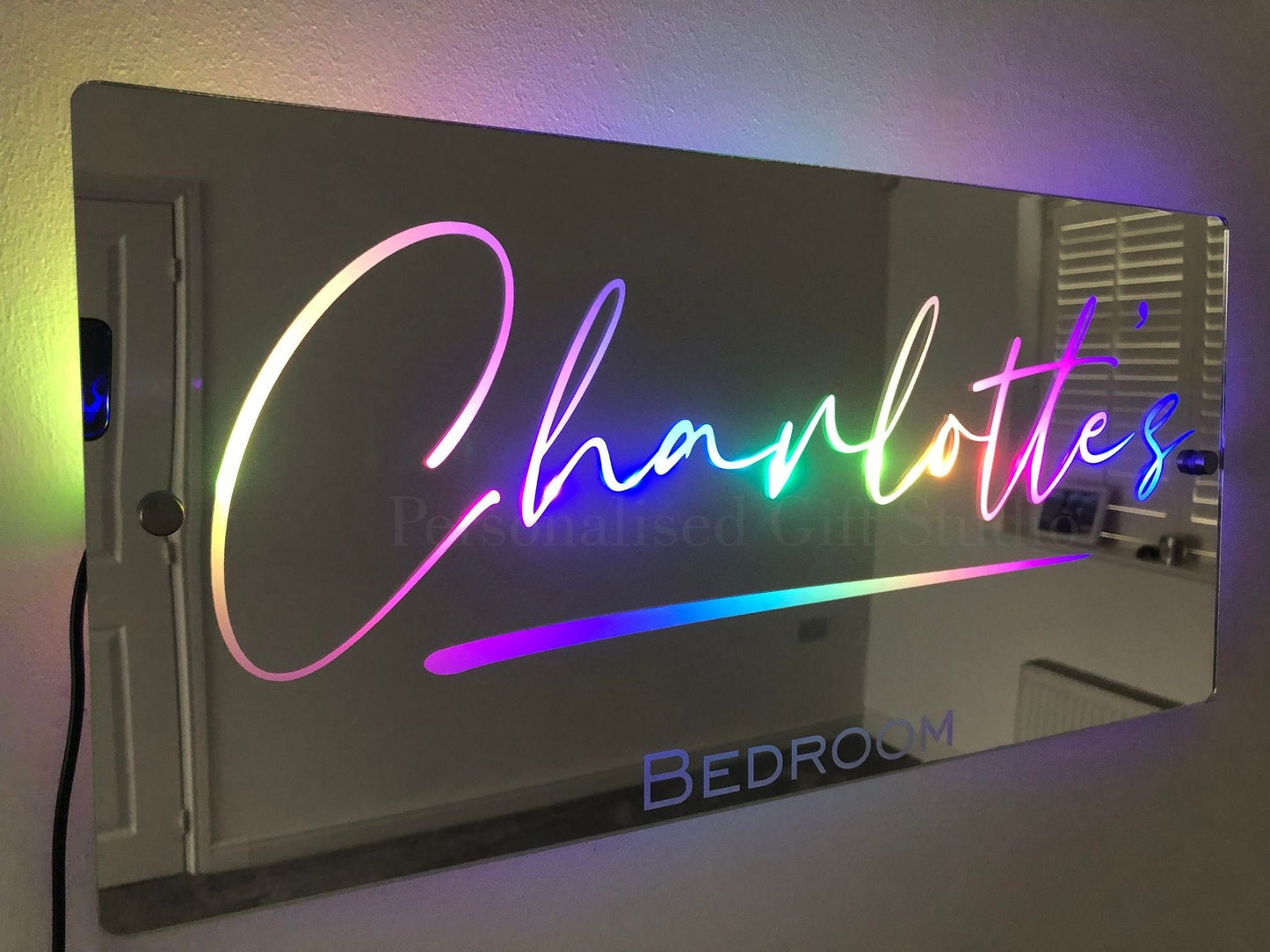 🔥Hot Sale🔥Personalized Name Mirror - Light Up Mirror(Buy 2 Get Free Shipping)