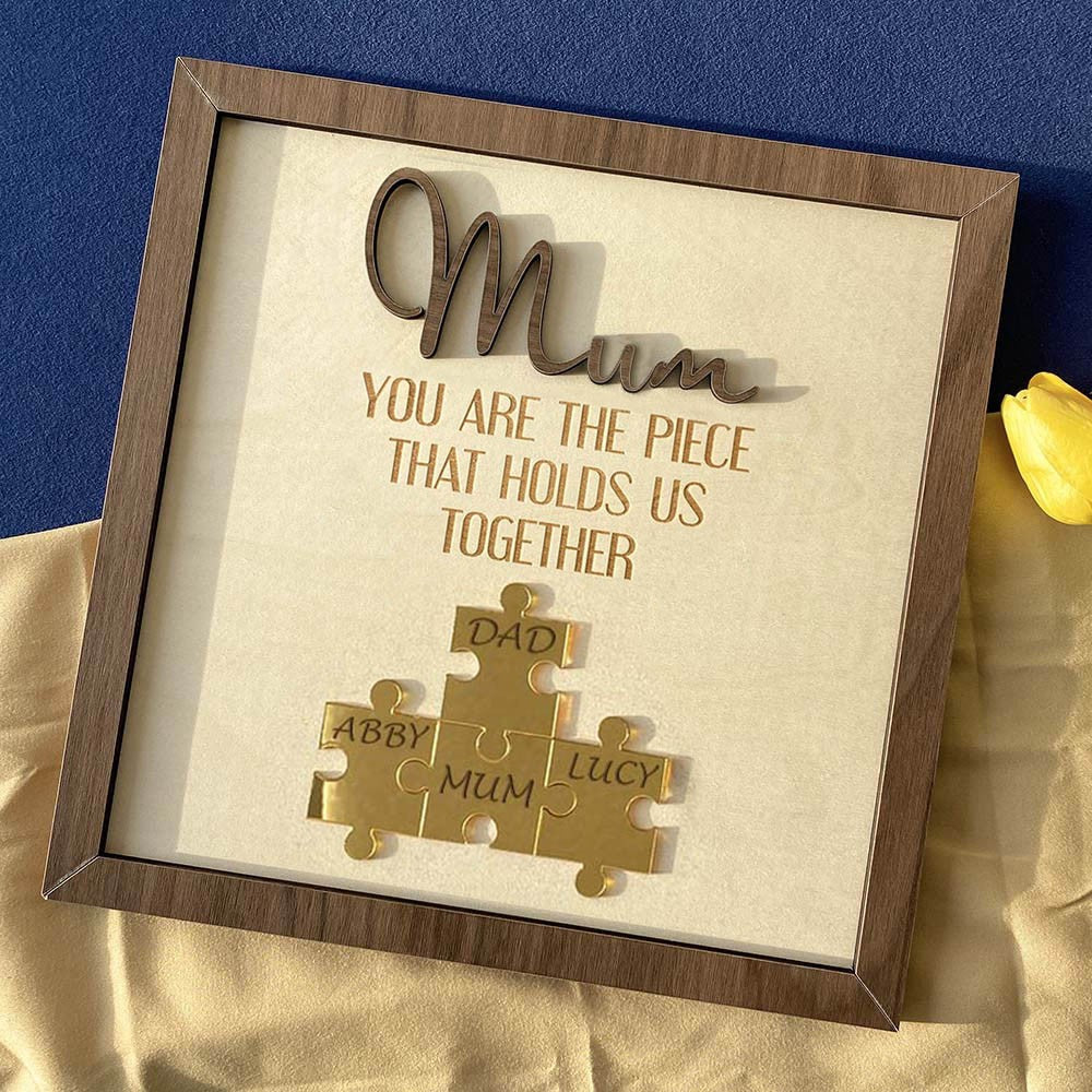 🔥50% off-"Mum You Are the Piece that Holds Us Together" Puzzle Sign💕