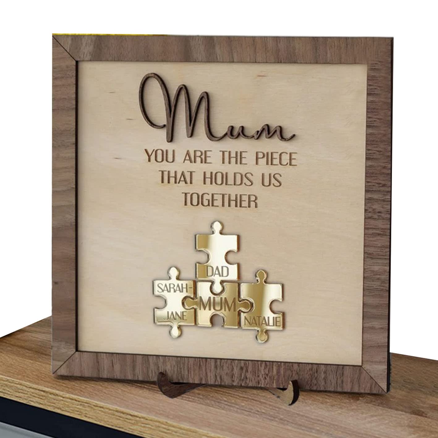 🔥50% off-"Mum You Are the Piece that Holds Us Together" Puzzle Sign💕