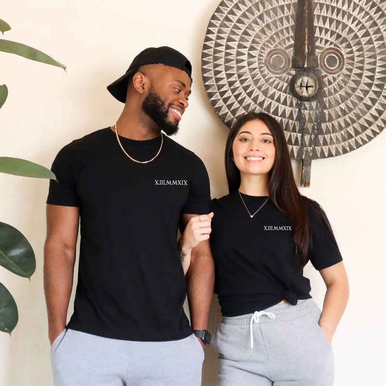 50% off✨-Custom Embroidered Roman Numeral Date Sweatshirt