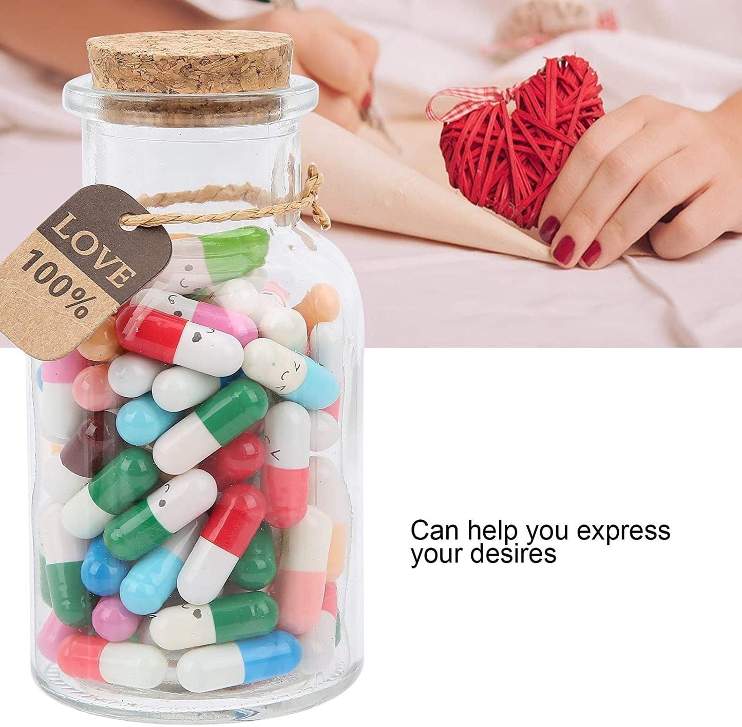 Capsule Letters Message In A Bottle (Mixed Color🎁)